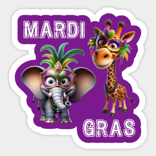 Kids Mardi Gras Youth Shirt Boys Mardi Gras Shirt Girls Mardi Gras Carnivale Shirt Mardi Gras Kids Mardi Gras TShirt Mardi Gras Top for Kids T-Shirt Sticker by HoosierDaddy